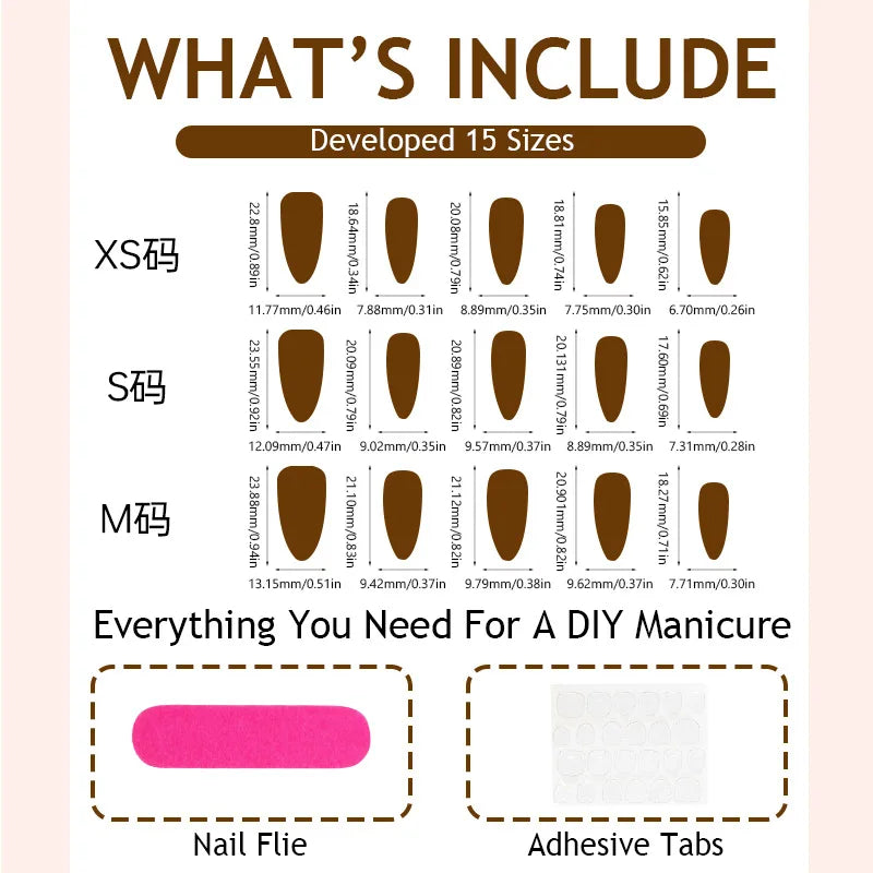 24pcs Bow Cartoon Rabbit Press on Nails Almond French Fake Nails Full Cover Wearable False Nails