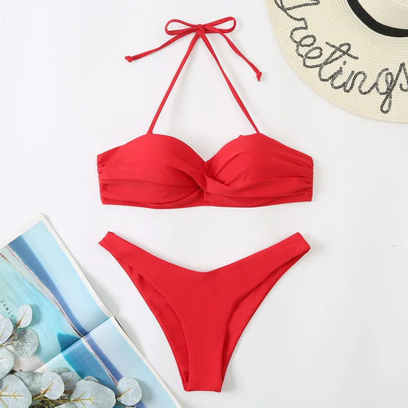 Sexy Bikini With Push Up Women Swimwear Female Swimsuit Girl Bikinis Set Swimming Bathing Suit For Beach Wear Pool Summer C22031819B