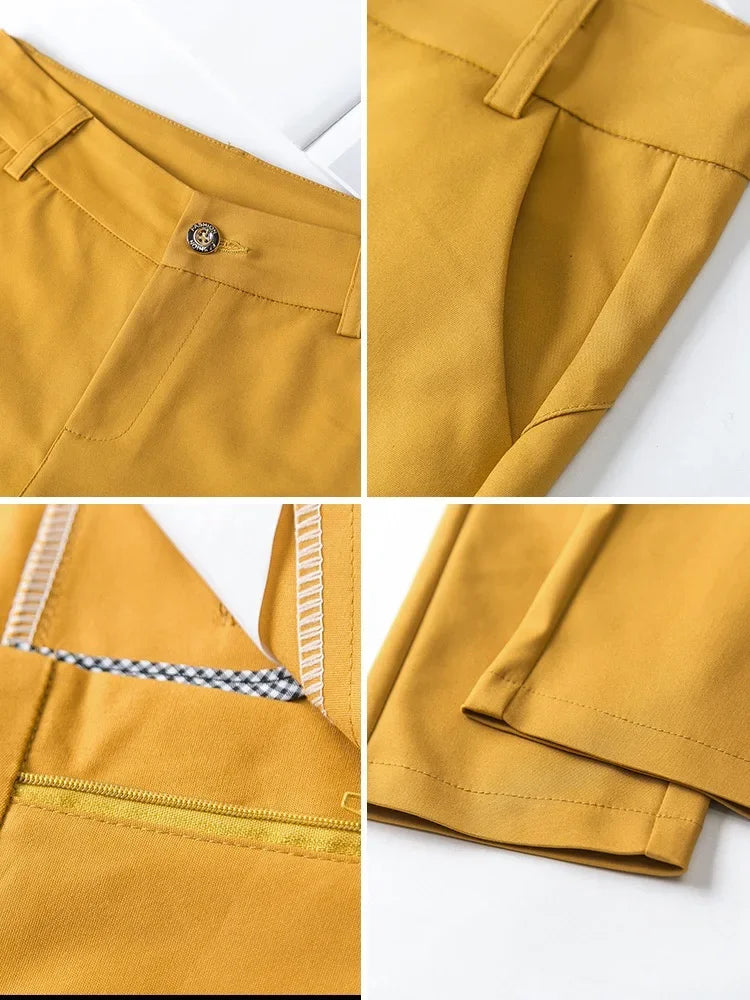 S-4xl Big Size Office Pencil Pants Womens Formal New Elegant OL Work Pantalones Elastic Cotton Slim Ankle-length Trousers