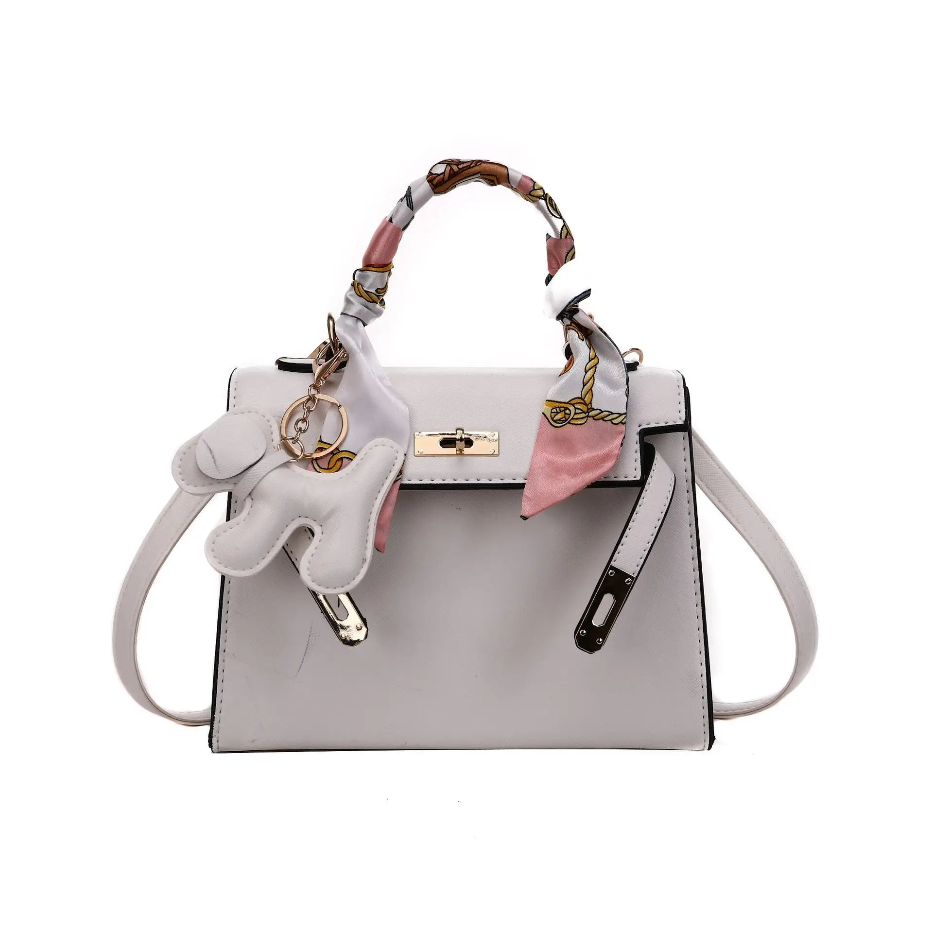 Women Versatile Handbag Large Capacity Fashionable Internet Celebrity One Shoulder Crossbody Bag Designer Bags for Women WHITE