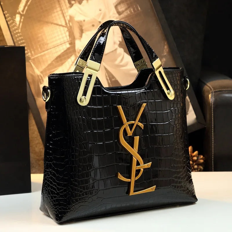 Original Design Genuine Leather Tote Bag for Women Large Capacity Spacious Work Bag Convertible Shoulder Strap Mature Elegant