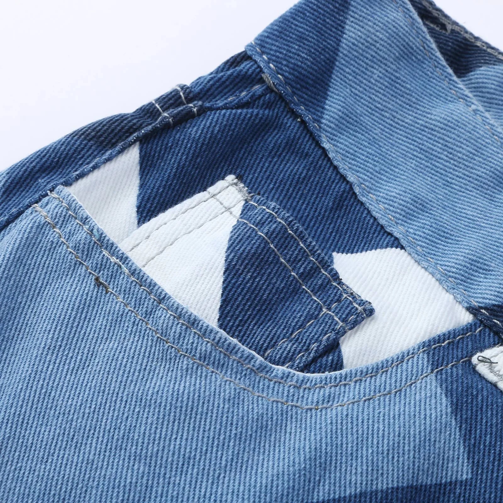 Womens Cargo Baggy Blue Jeans Zip Loose Pants Trousers Pockets Pants Oversized Y2k Loose Trousers Wide Leg Vintage Demin Pants