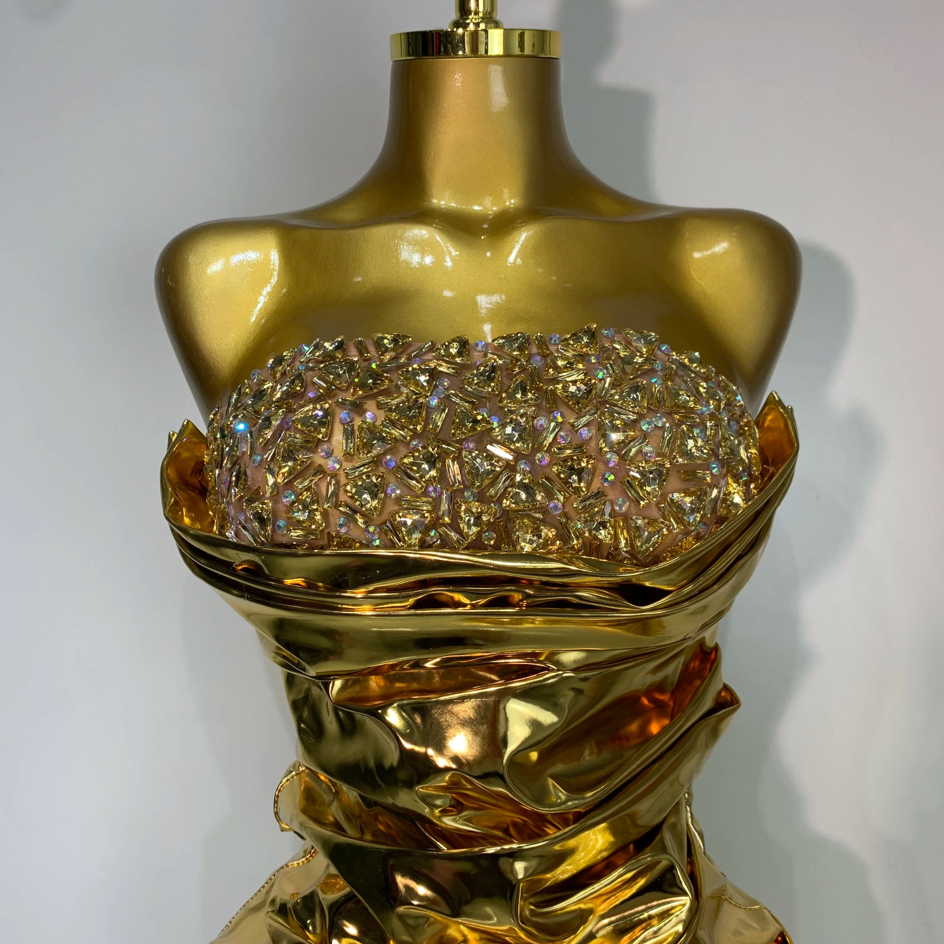 Sparkly Rhinestone Sexy Strapless Bodycon Mini Dress Women Luxury Birthday Evening Party Celebrate Performance Stage Costume