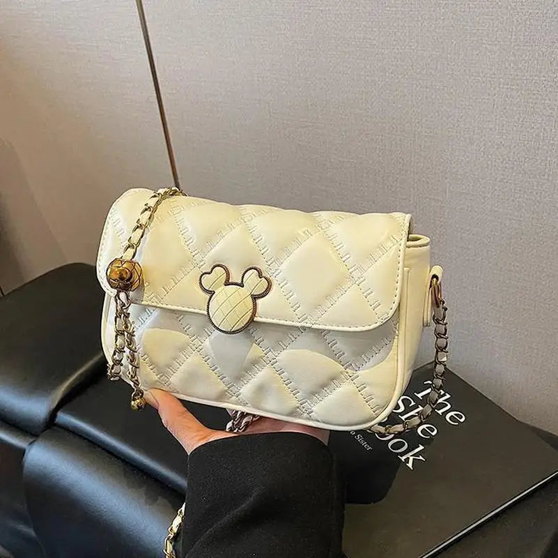 Trendy Rhombus Chain Women'S Shoulder Bag Versatile Fashionable Small Square Bag Underarm Bag High-End Feel New 2025 Model