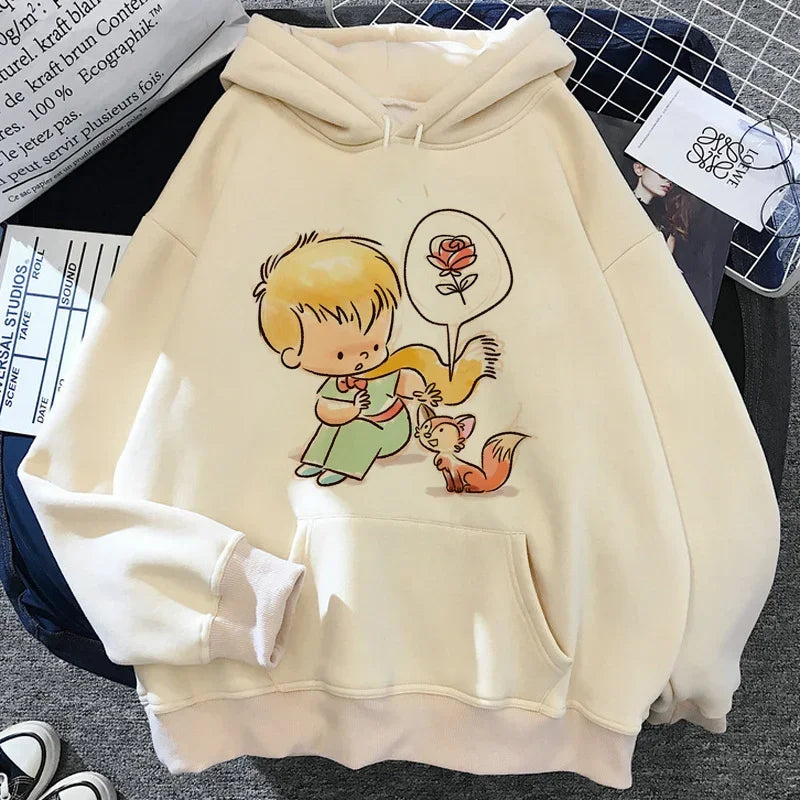 the Little Prince hoodies women streetwear anime sweatshirts Hooded Shirt female japanese sweater 13975