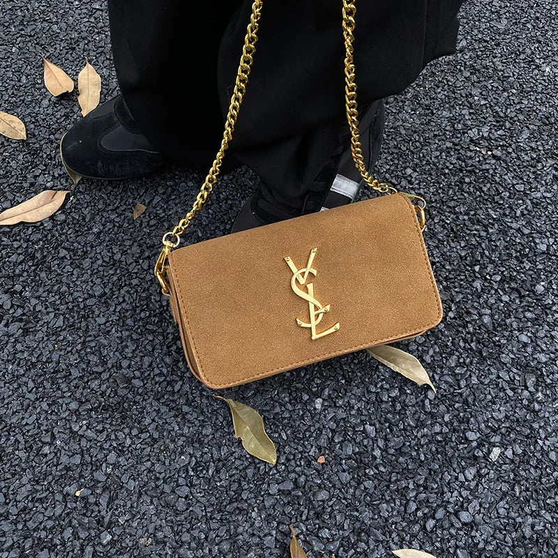 Must-Have Fall Winter Square Bag, Premium Underarm Purse for Women, Chic Shoulder & Crossbody Bag, Elegant Small Handbag