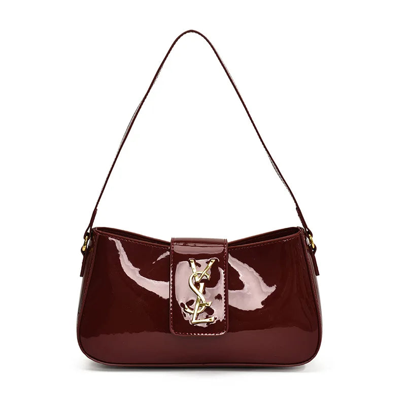 Famous Designer Elegant Leather Shoulder Bag - Women's Crossbody Handbag Popular Classic For Ladies Paris Fashion Women's Bag