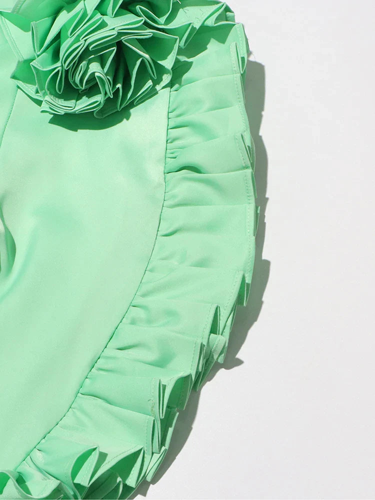 Patchwork Appliques Asymmetrical Blouse For Women Diagonal Collar Long Sleeve Solid Pullover Shirts Female Fashion