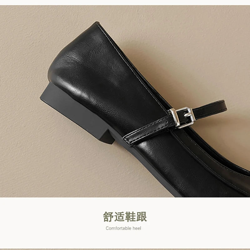 spring women's shoes Fashionable design Marie-Jane shoes Women's casual high heels and boat shoes Office and party wear