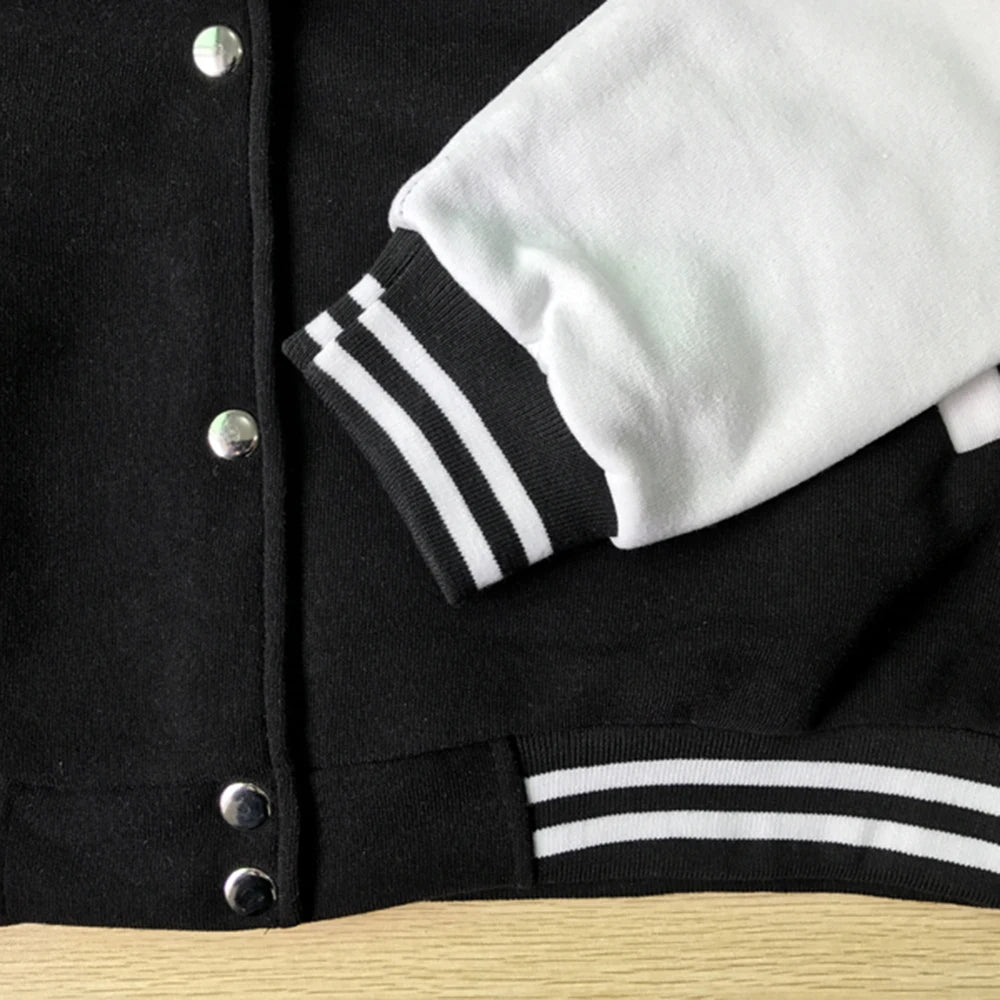 Everyday Is A Second Chance Women Jacket Autumn Loose Baseball Uniform Harajuku Fleece Clothes Fashion Pocket Button Overcoat