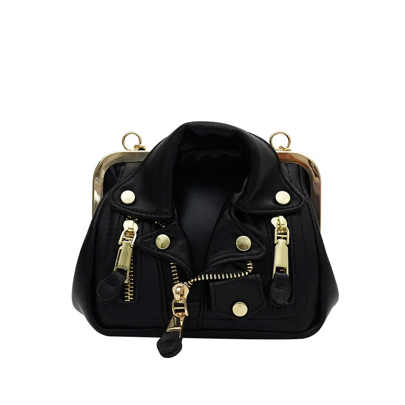Luxury Women's Bag Leather Rivet Clip Crossbody Bag and Purses Fashion Clothes Shape Lady Shoulder Bags Designer Handbag black Shoulder Bags 21X7.5X13cm