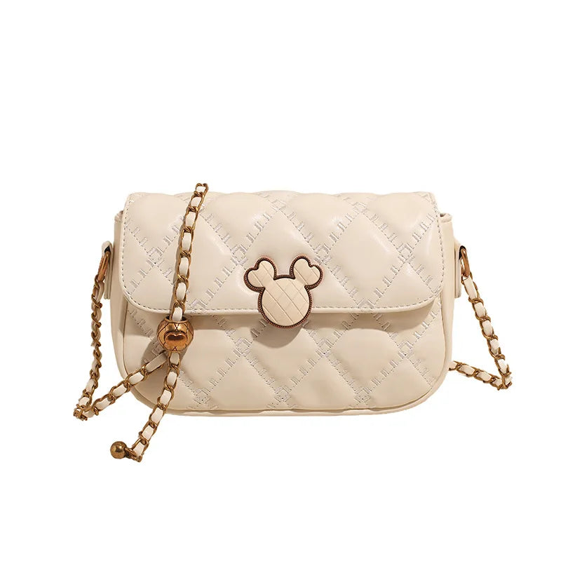 Trendy Rhombus Chain Women'S Shoulder Bag Versatile Fashionable Small Square Bag Underarm Bag High-End Feel New 2025 Model