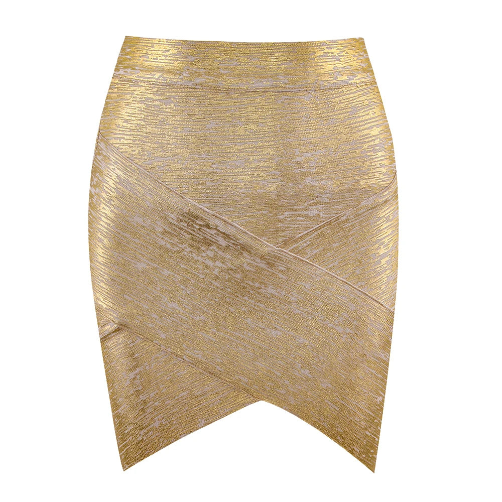 Ladies Rayon Black Thick Rayon Pencil Bandage Skirt Cute Mini Skirt
