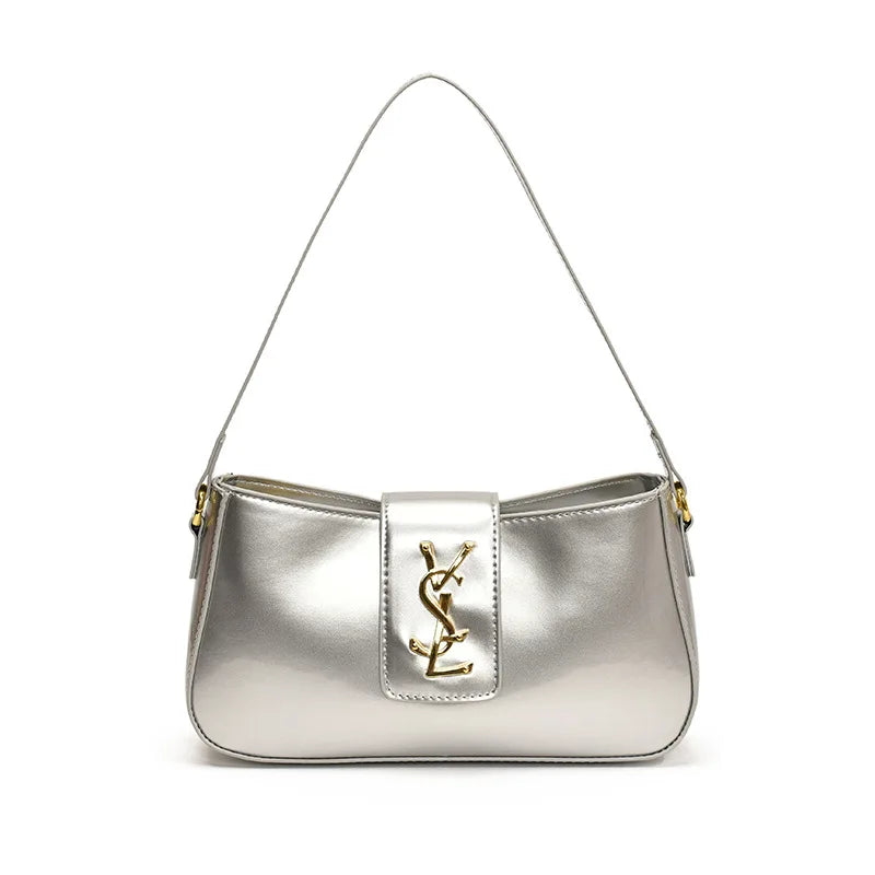 Famous Designer Elegant Leather Shoulder Bag - Women's Crossbody Handbag Popular Classic For Ladies Paris Fashion Women's Bag