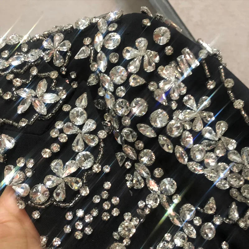 Women's new 2024 christmas gift Rhinestones 5000 needles handmade blazers Party Blazer Luxury Elegant Suit blazer Jackets