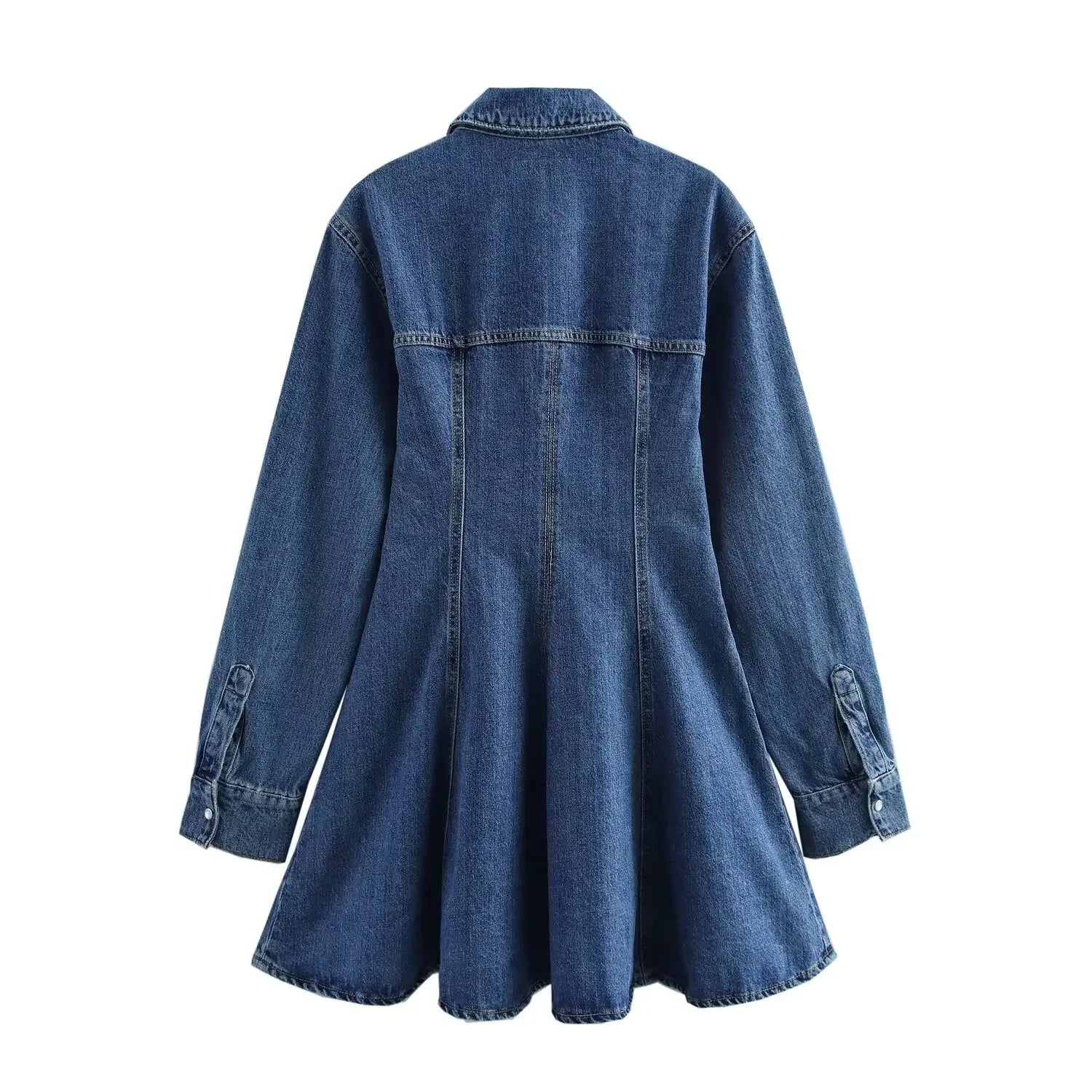 TRAFSHE Elegant Denim Dress Women Fashion Party In Short Dresses Woman Clothing Summer Dress Streetwear 8197083