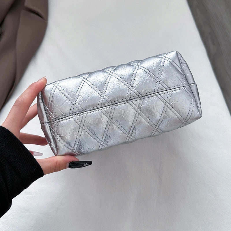 Luxury Women's Elegant Messenger Bag Leather Crossbody Bag Handbag, Classic Famous Designer Popular Shoulder Tote For Ladies