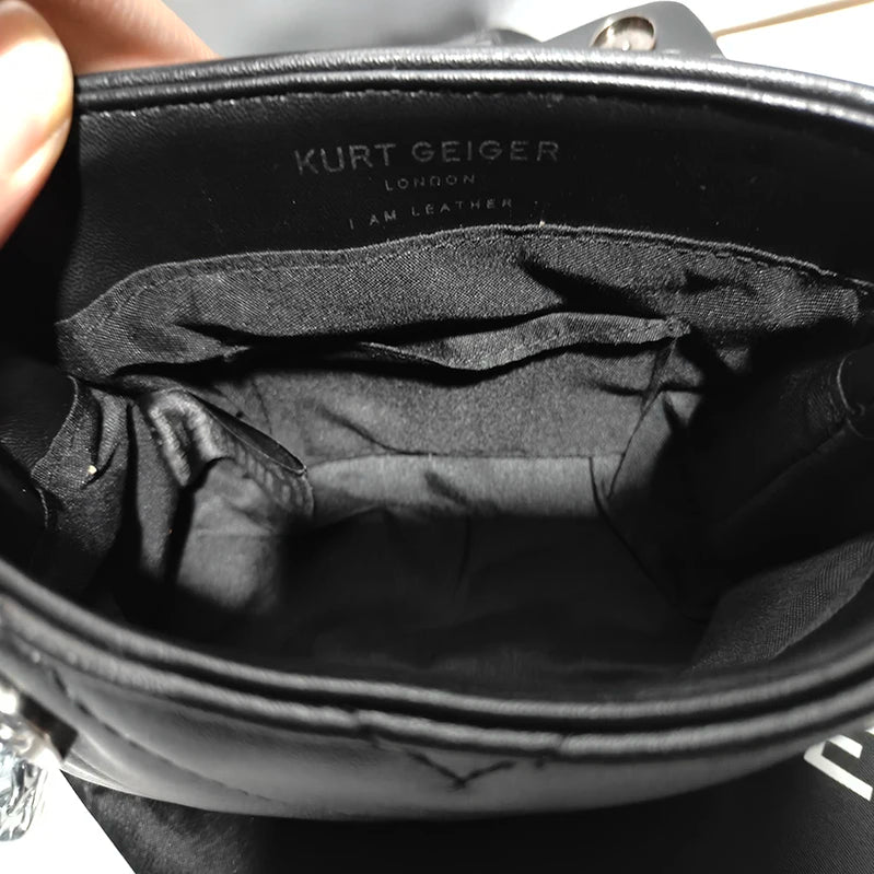 Kurt G Mini Quilted Eagle Metal Women Shouder Bag Embroidery PU Leather Ladies Cross Body Bags