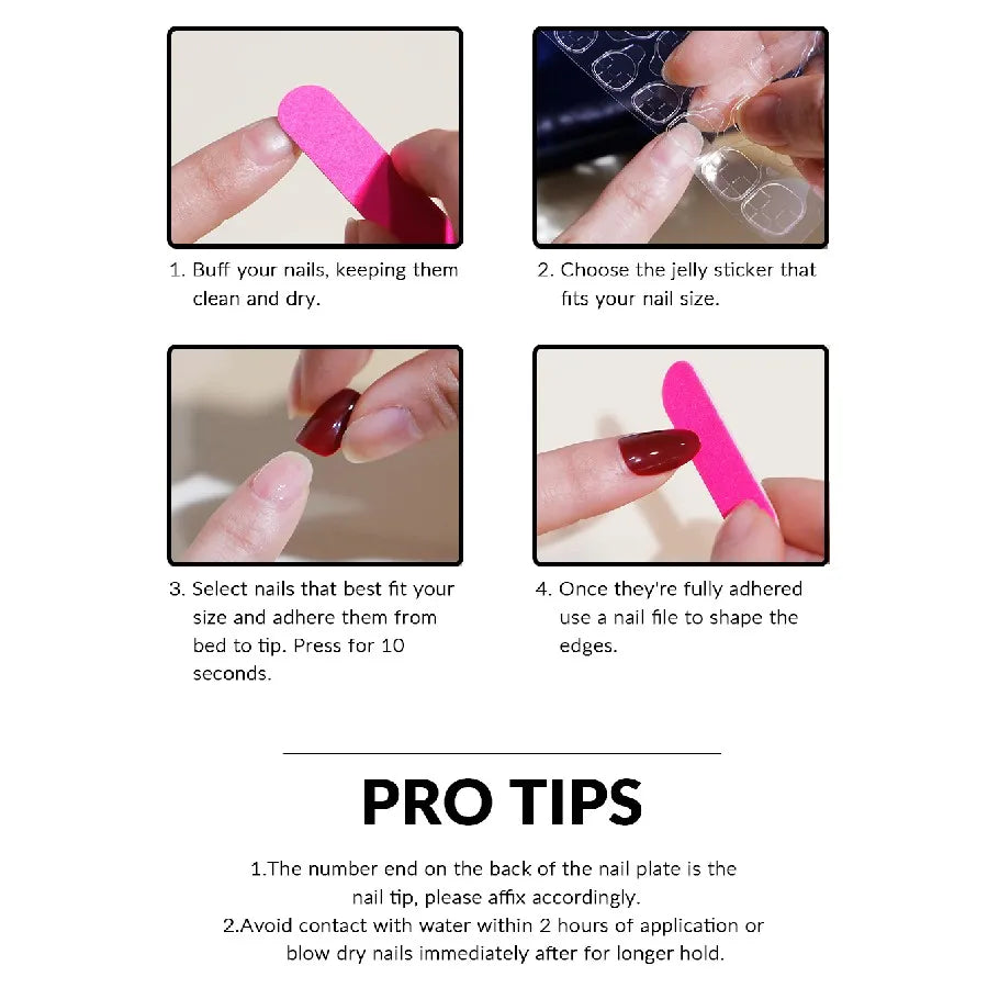 24 pièces/1 boîte de faux ongles carrés européens et américains, effet explosion de poudre de rose, pétales de rose