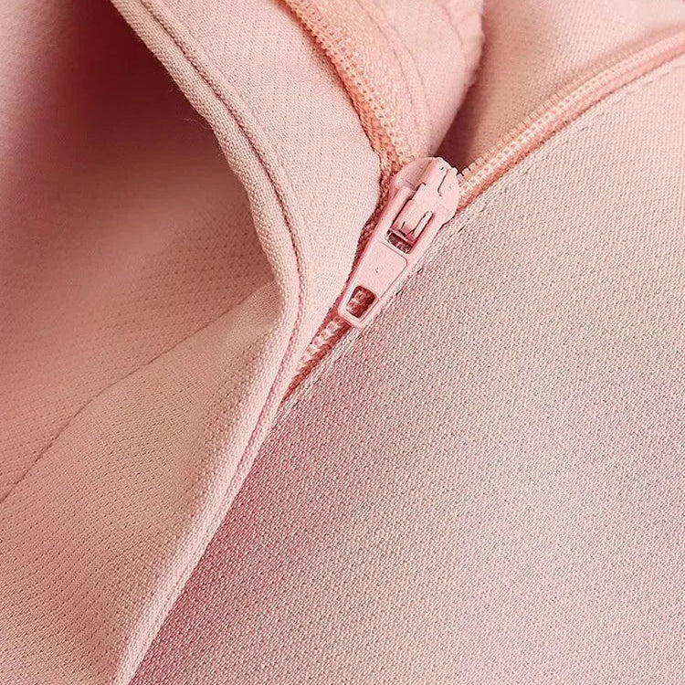 Willshela Women Fashion Two Piece Set Pink Tank Tops & Straight Leg Pants Vintage V-Neck Single Breasted Female Chic Pants Suit