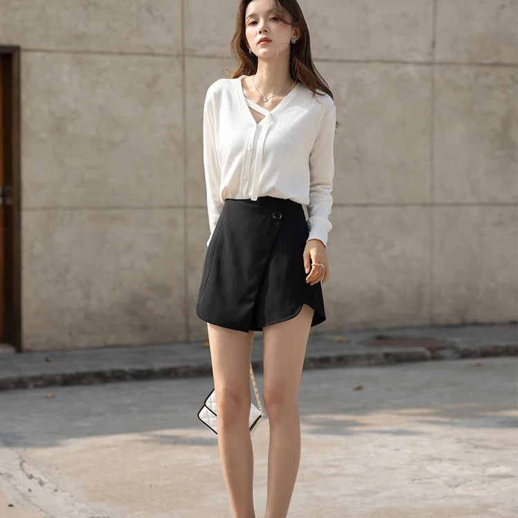 Sweater for Women Spring Long Sleeve New Elegant Fashion Knitted Shirts Female Cardigans