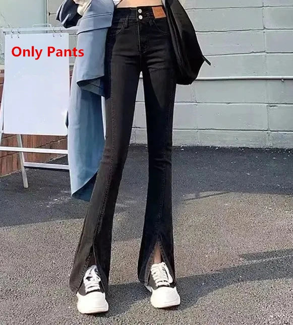 Women Fashion Red Pompom Turtleneck Sweater Pants 1 or 2 Piece Set 2023 Christmas Knit Tops Trouser Outfits Lady Daily Knitwear Only pants A