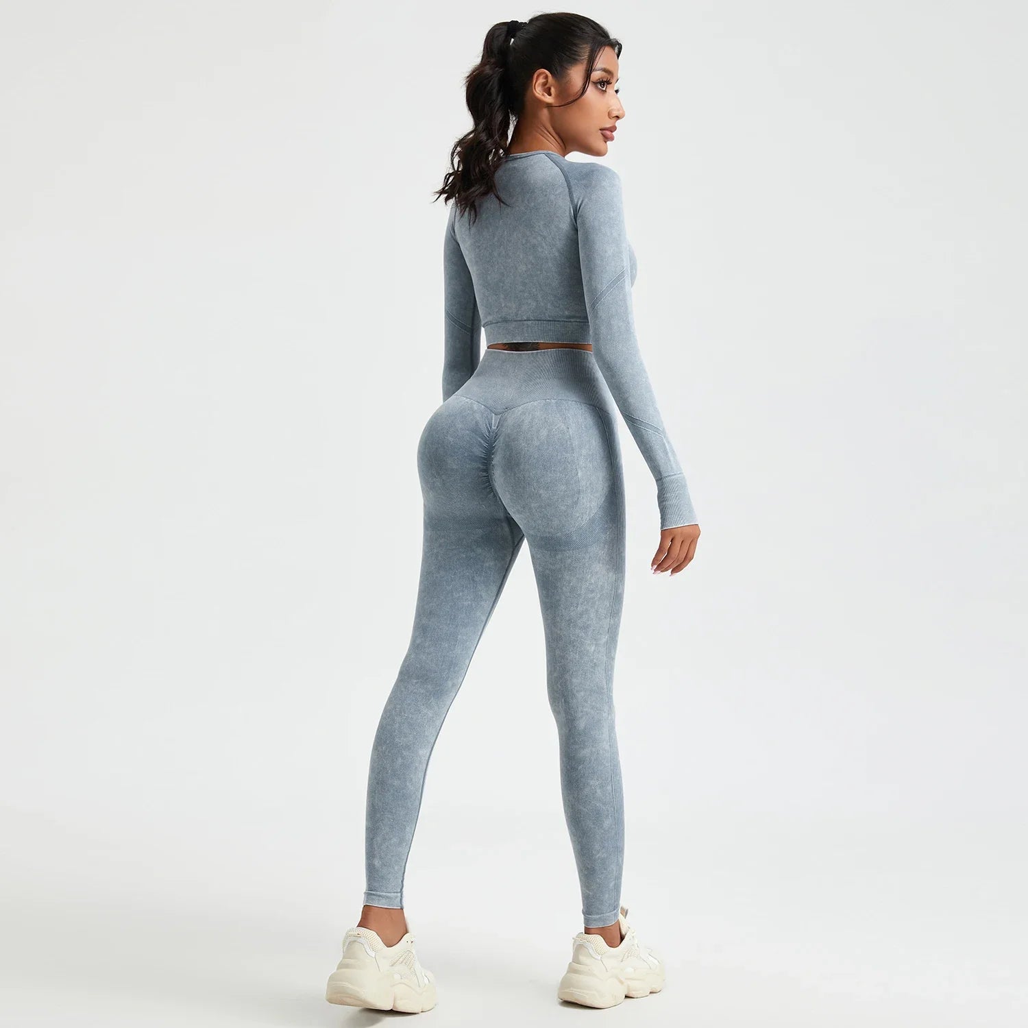 Wash Autumn Pant Sets Skinny Stretch Sport Pant Sets Beautiful Activewear