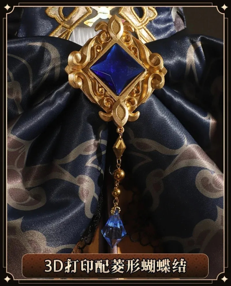 Navia Genshin Impact Cosplay Costume Wig Dress Uniform Fontaine Spina Di Rosula Hat Clorinde Halloween Costumes for Women