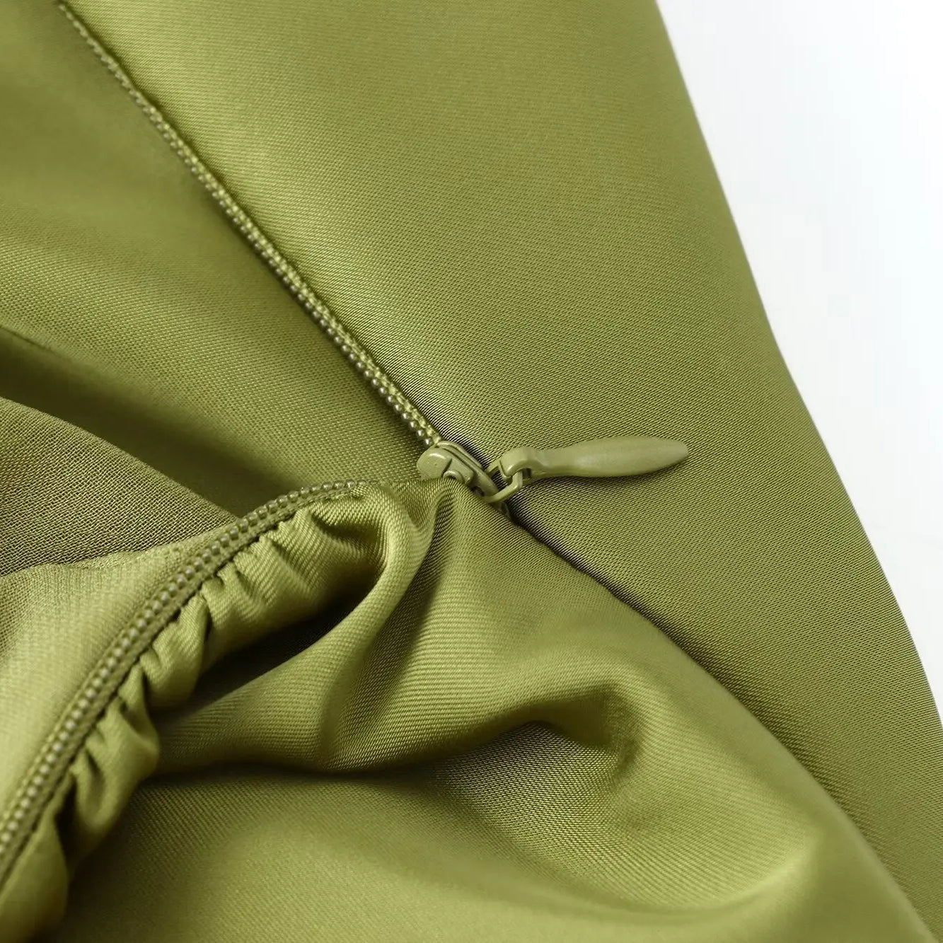 TRAFZA Elegant Woman Chic Vintage Backless Folds Side Zipper Long Dress Women Asymmetrical Sleeveless Solid Evening Dress