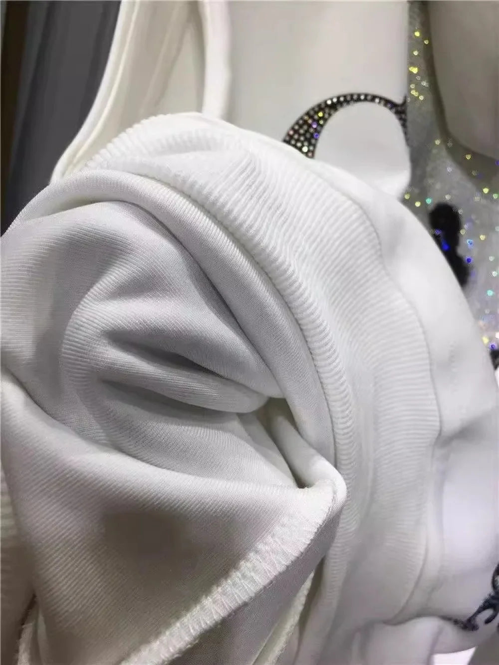 Plus Size Animal Letter Stamping Diamond Women's Jackets Sleeveless Hooded Fashion New Coat Vest Autumn Winter Female Cardigan