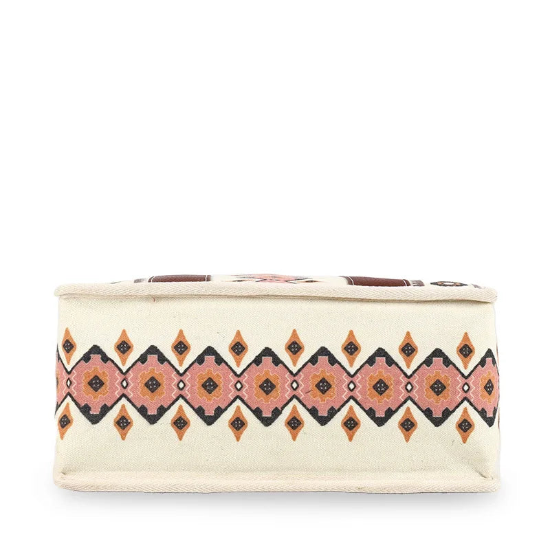 Vintage Tote Bag for Women Retro Shoulder Bag Top Handle Satchel, Women's Boho Western Handbag, Shoulder Purse & Crossbody Bag