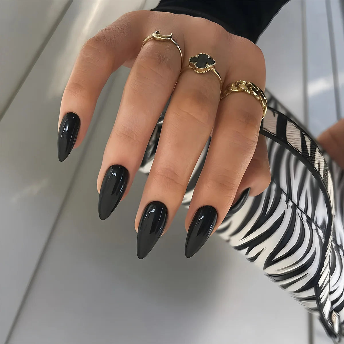 Unhas postiças simples vermelho vinho com cola, comprimento médio, amêndoa, unhas postiças, vestíveis, cabeça redonda, oval, cobertura total
