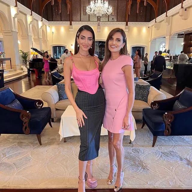 Summer Pink Color Women Sexy Bodycon Short Bandage Tops Casual Sexy Cute Celebrity Fashion Tops High