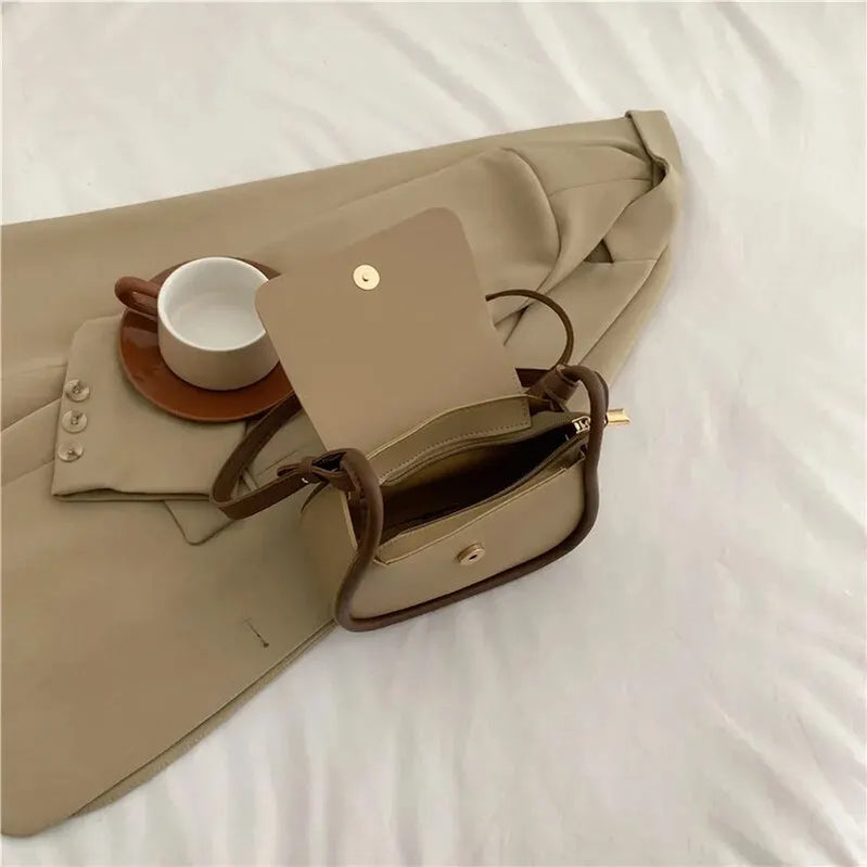 Women's Trend Fashion Large Capacity Shoulder Bag Advanced and Versatile One Shoulder Crossbody Small Square Bag