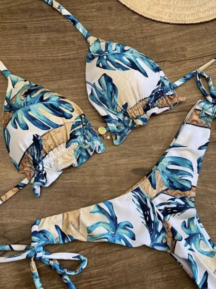 RUOTONGSEPT Bikini Women's Swimsuit 2022 New Swimwear Female Sexy Bikinis Set Push up Swimming for Bathing Suit Women Swimsuits MK16