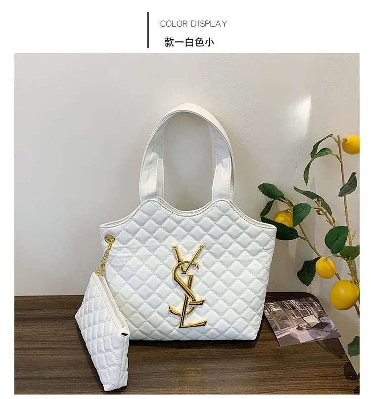 Must-Have 2025! Korean Spring/Summer Padded Shoulder Bag - Quilted Stitch, Popular Insert & Spacious Euro-American Style