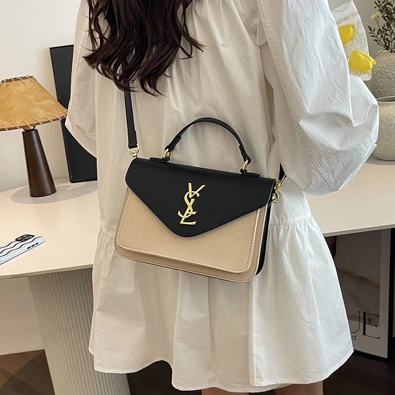 Women's New 2025 Design Sense Small Square Bag Korean Version Fashion Trend High Quality Single Shoulder Crossbody Bag Chain Bag
