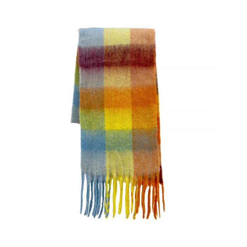 Classic Plaid Scarf Women Autumn Winter Soft Warm Scarf Luxury Long Simple Scarf Thickened Soft Shawl Fashion Accessories OG no tag