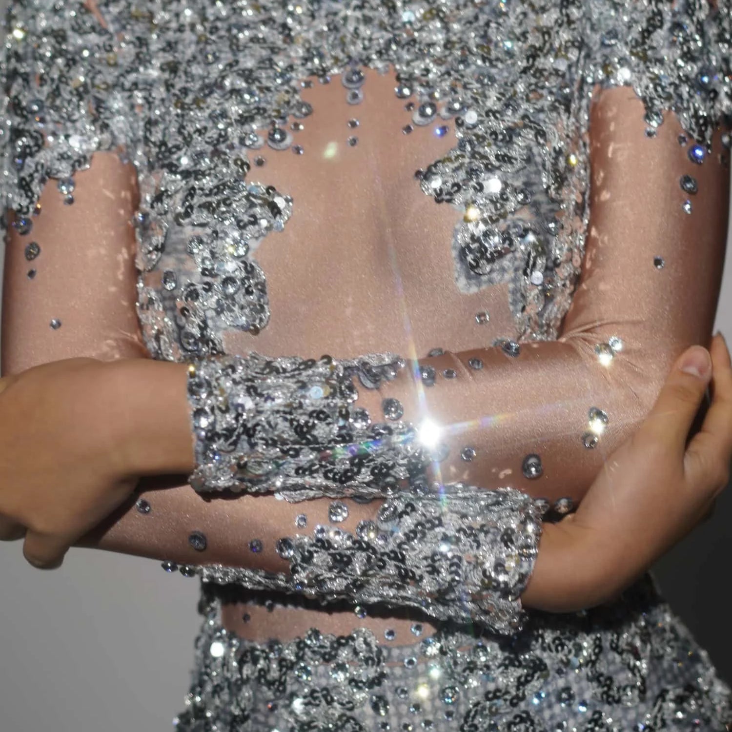 Sparkly Crystals Sequins Women Bodysuit Nightclub Stage Performance Outfit Carnival Party Showgirl Sexy Fancy Bodysuit Yiniang