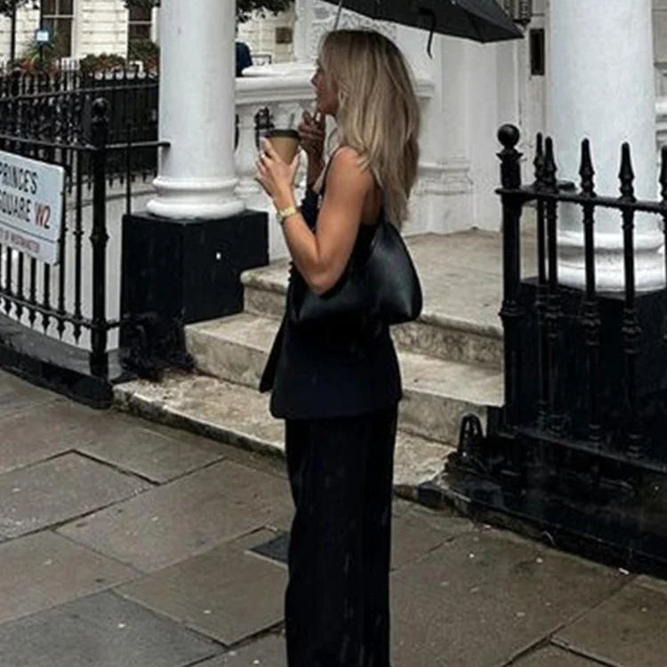 Women Strapless Split Tube Tops Sexy Corset Slim Backless Sleeveless Off Shoulder Single Breasted Vest Female Lady Top