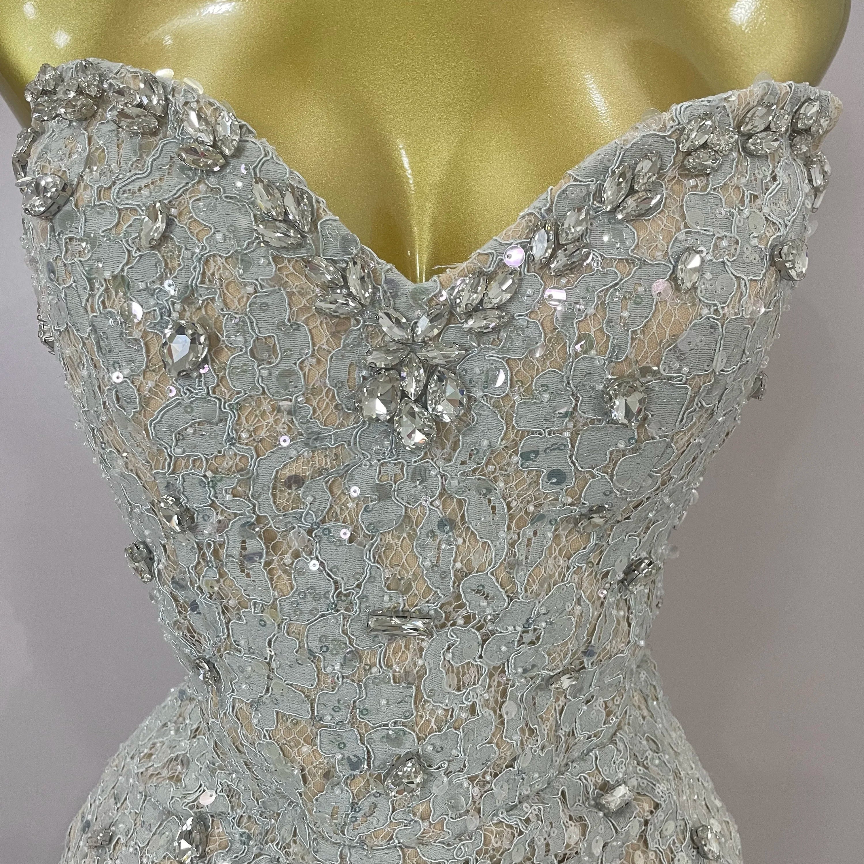 Luxury Sparkle Diamond Tassel Halter Cocktail Dress 2025 Women Elegant Evening Formal Gowns Wedding Party Dresses Stage Costumes