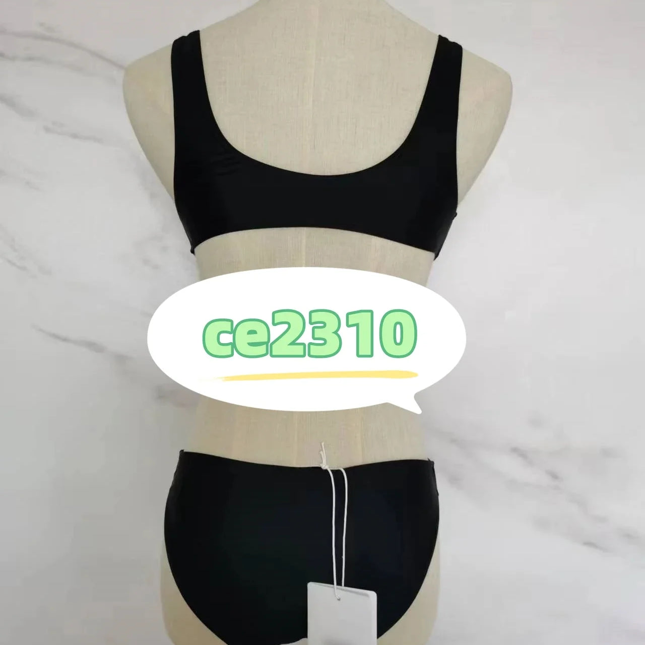 New Arrival Women Black Triangle Bikini Ins Design Luxury Swimwear Fashion Beach Summer Swim Wears