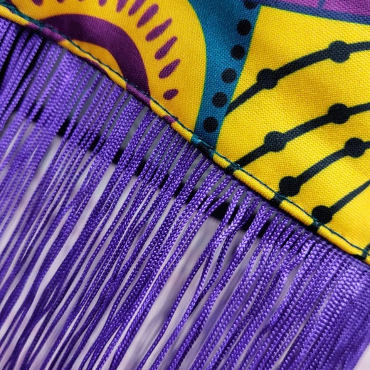 Women Summer Print Skirt Vintage Floral African Fashion High Waist Tassel Classy Modest Elegant Retro Jupes Falads Drop Shipping