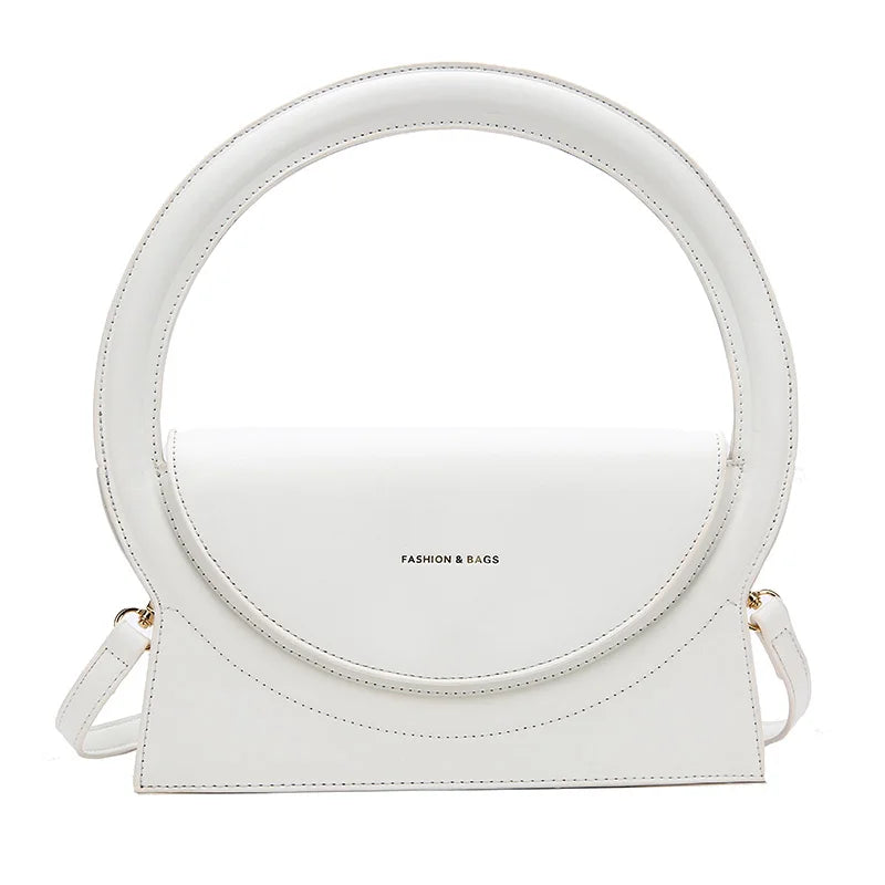 Brand Shoulder Bags for Women Top Brand Handbag Pu Leather Ladies Shoulder Tote Bag Luxury Handbag Purses Female Party Tote Bag White