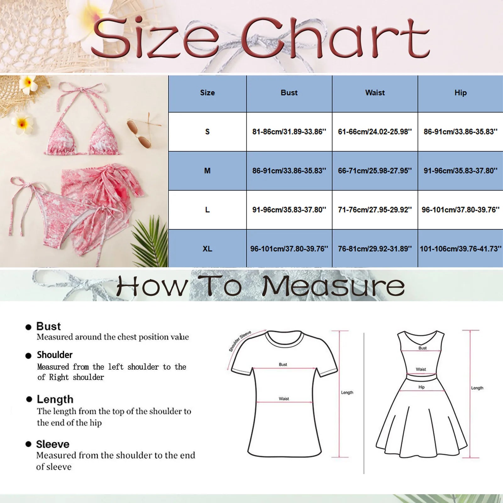 Womens Three Piece Swimsuit Summer Push Up High Waist Bikini Sets With Cover Up Skirt Tie-dyed Swim Bathing Suit Beachwear