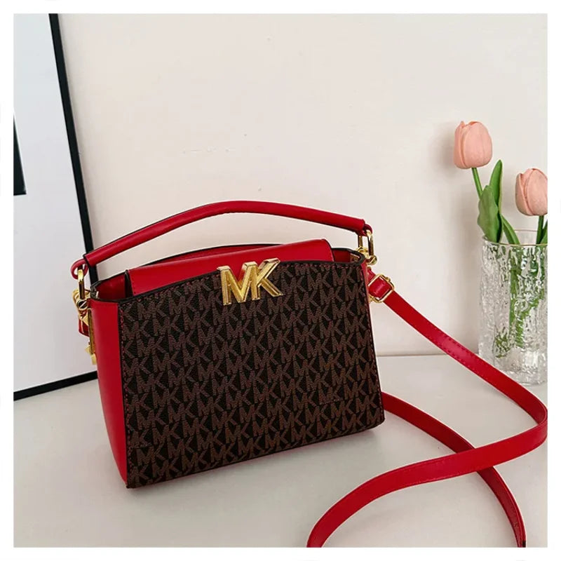 2025 New Small Square Bag - Printed Crossbody Purse, Quilted Chain Strap Shoulder Bag, Lightweight & Elegant