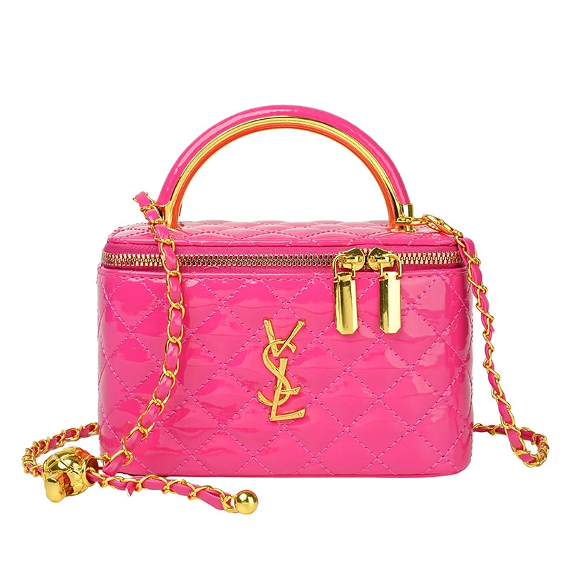 Elegant Women's Leather Fashion Shoulder Bag Luxury Classic Designer Crossbody Tote Handbag For Modern Daily Use