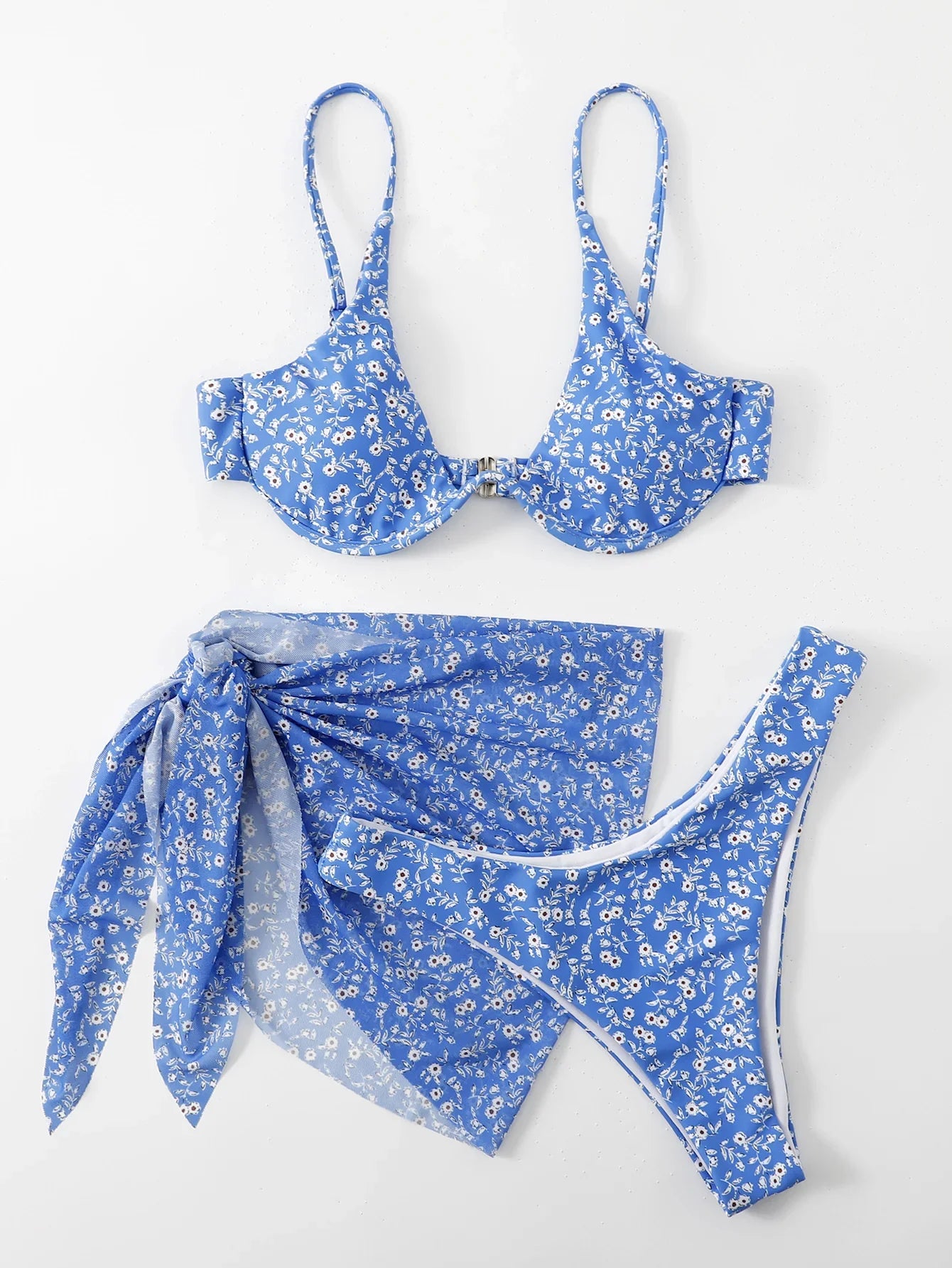 Sexy Bikinis Female Swimsuits Women's Three-Piece Swimwear Beach Swim Wear Bathing Suits Brazilian Bikini Set Pool Bather A23042407A