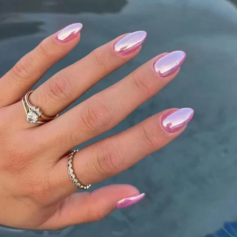 Unhas postiças simples vermelho vinho com cola, comprimento médio, amêndoa, unhas postiças, vestíveis, cabeça redonda, oval, cobertura total