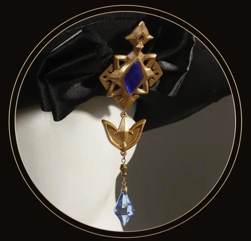 Navia Genshin Impact Cosplay Costume Wig Dress Uniform Fontaine Spina Di Rosula Hat Clorinde Halloween Costumes for Women